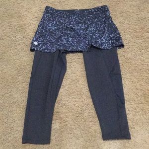 Athleta Tennis Skirt/Athletic Leggings